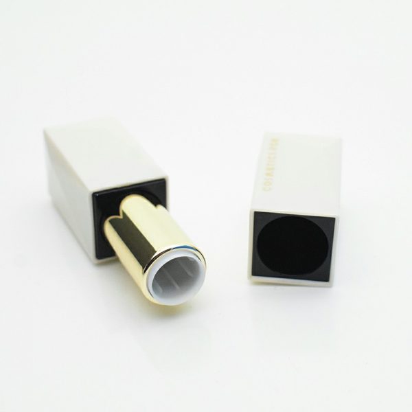 Square white lipstick tubes 12.1mm