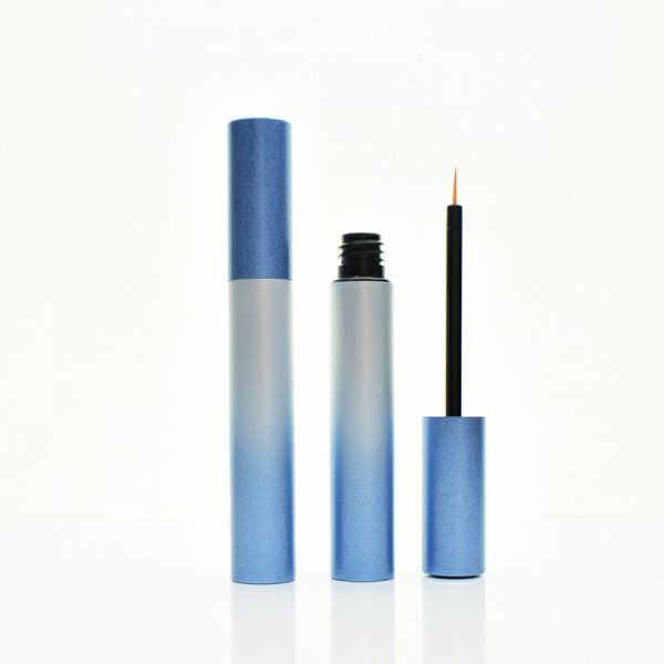 Blue eyelash tubes