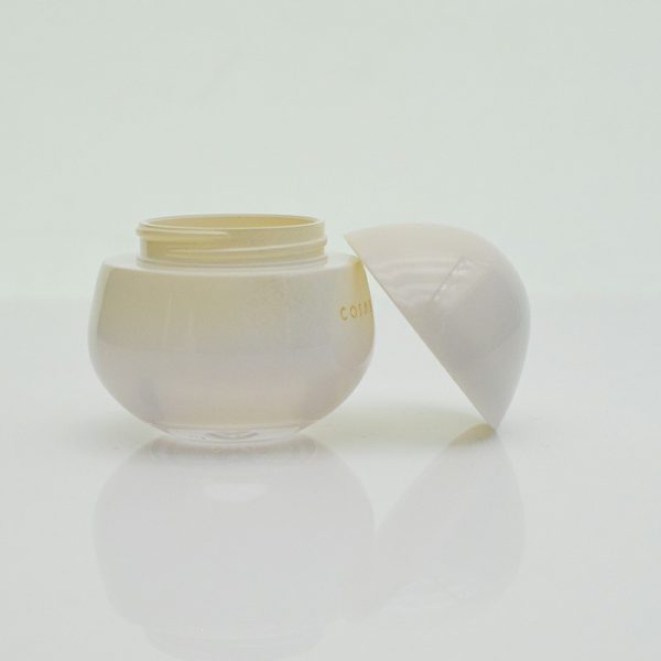 Egg shape lip balm jar