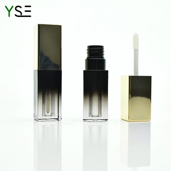 Gradient black square 2ml lip gloss tubes